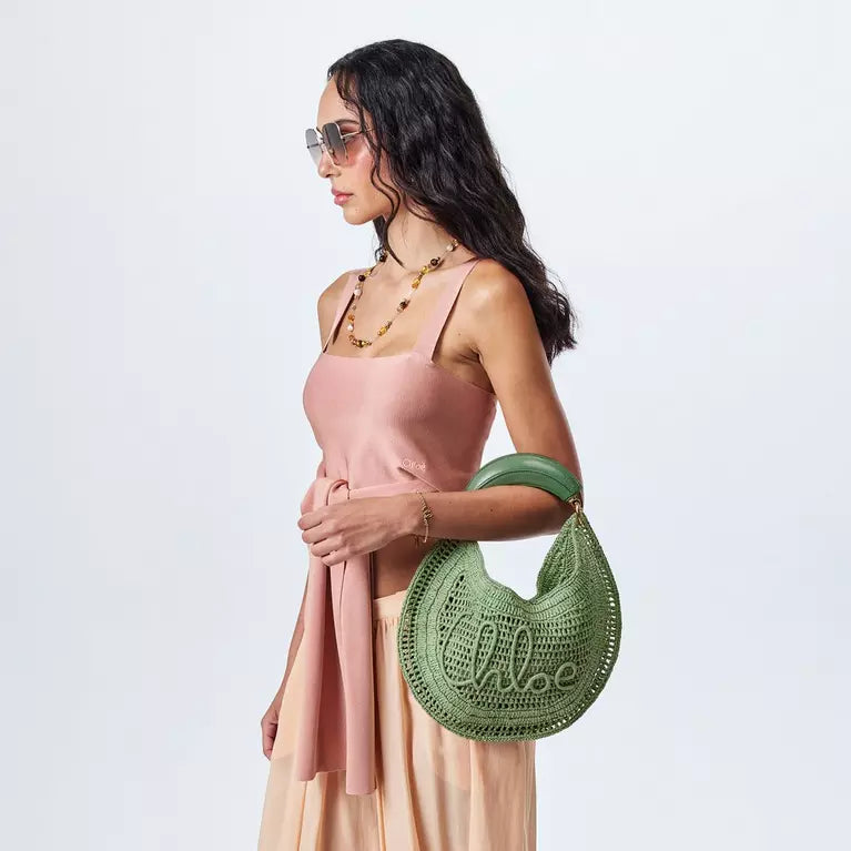 Chole Summer Banana Bags Raffia