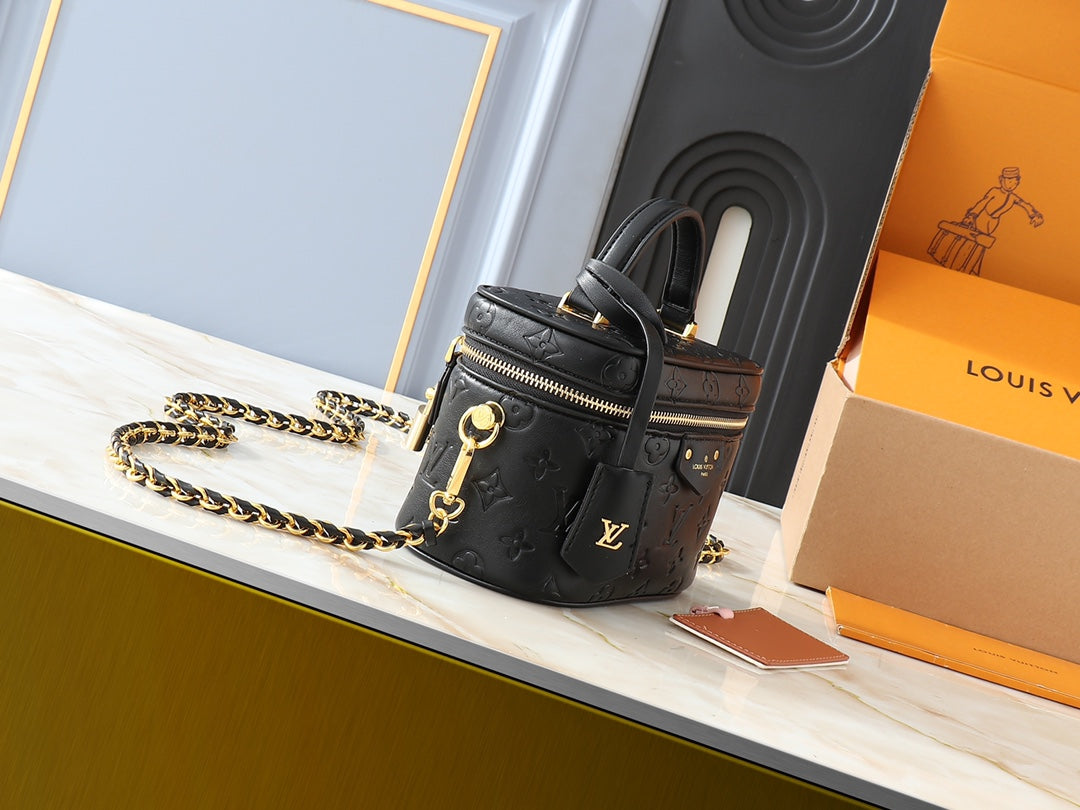 Louis Vuitton LV Vanity Cc Handbag Crossbody Bag 19x13x11cm