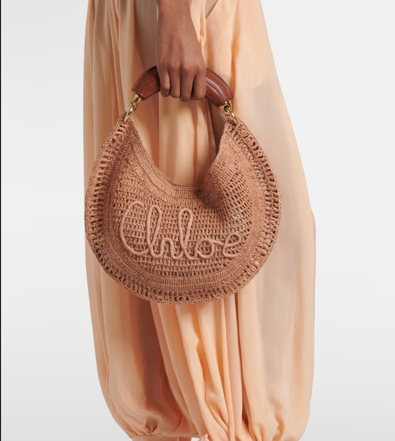Chole Summer Banana Bags Raffia