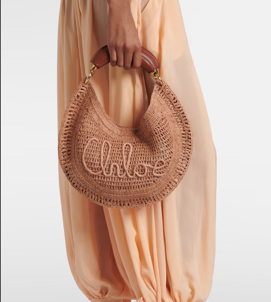 Chole Summer Banana Bags Raffia