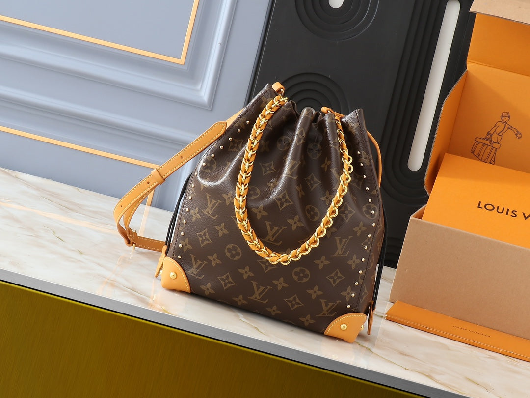 Louis Vuitton LV Classic Noé Handbag Tote Bag 23x27x8cm